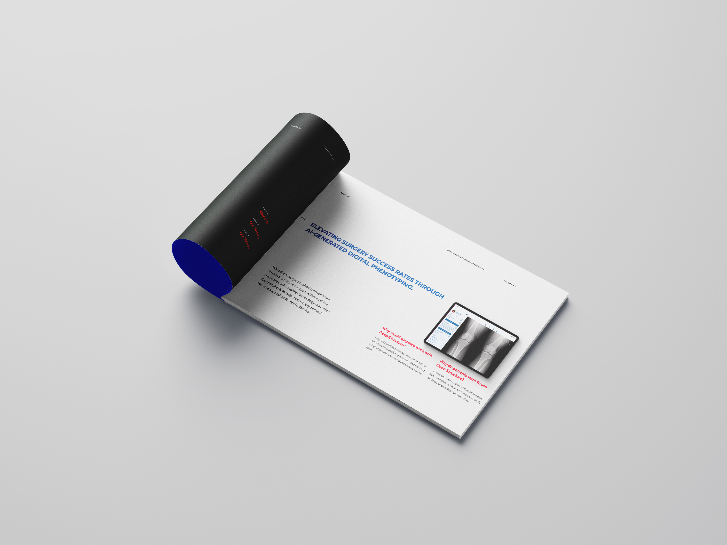 Brand Style Guide About the company Section