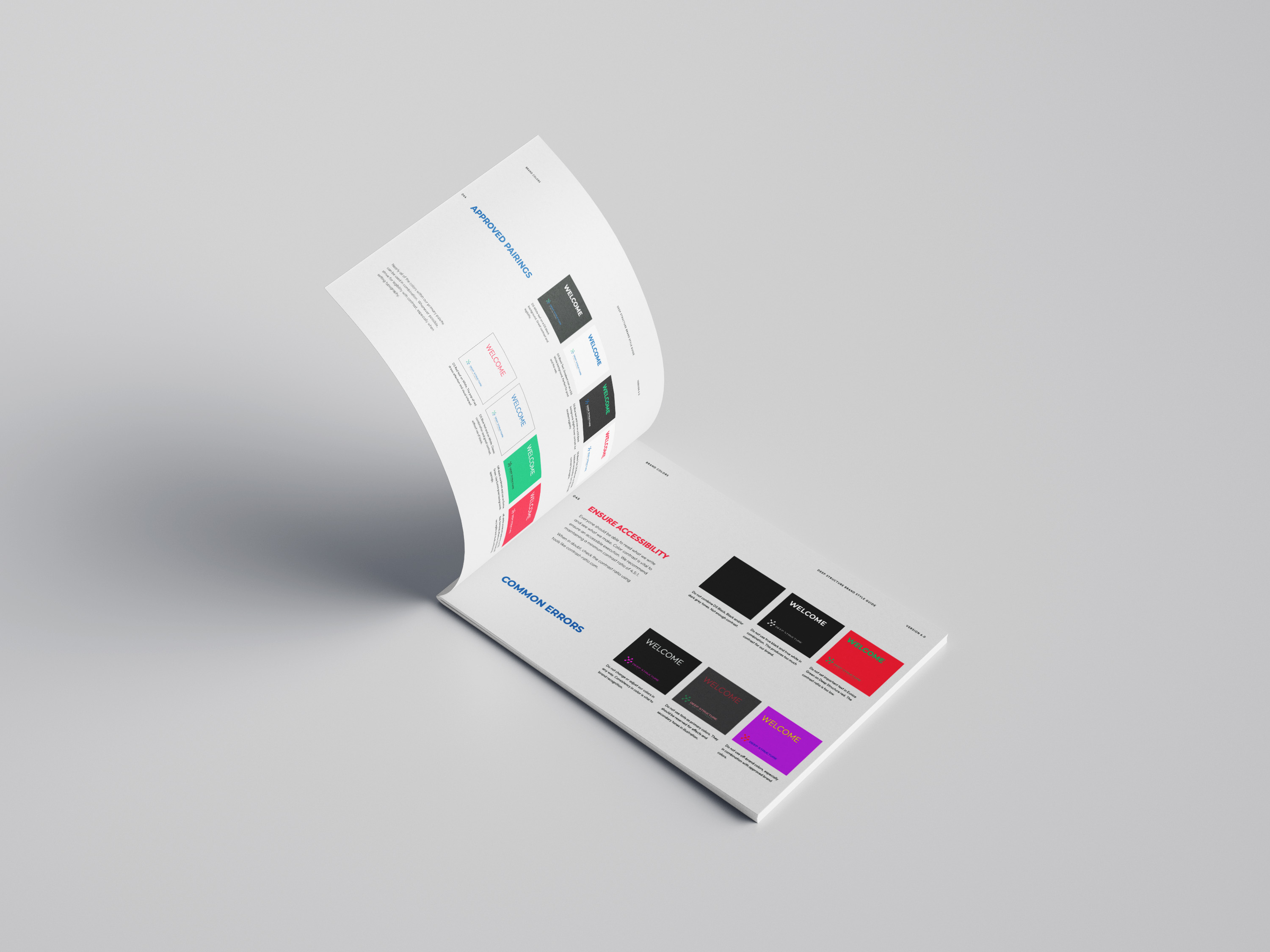 Brand Style Guide Color Rules