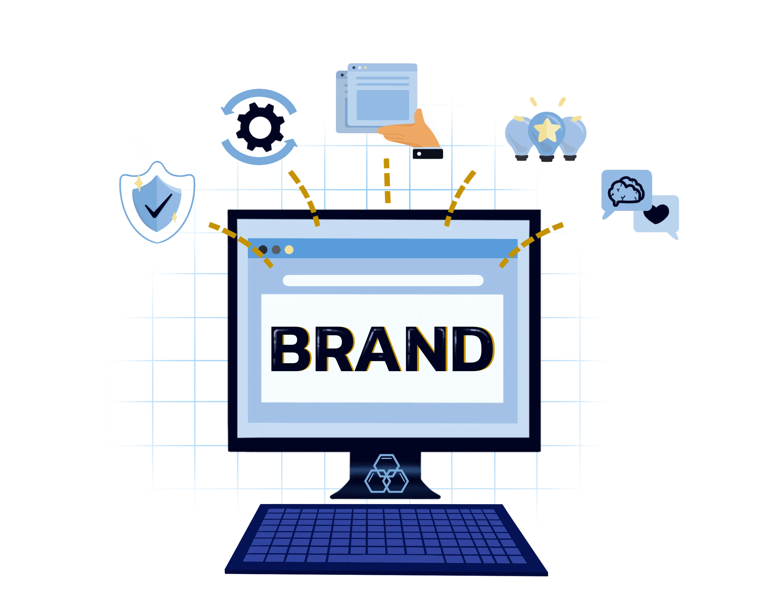 image that tells what brand is