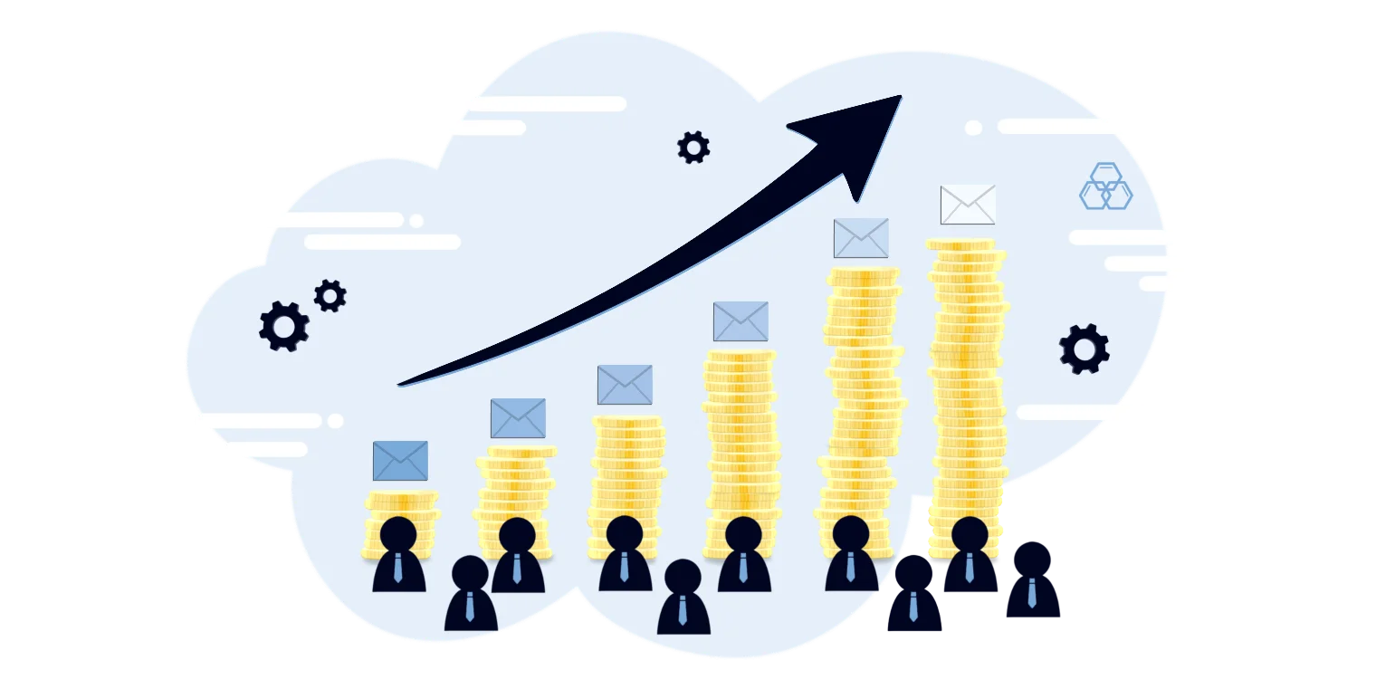 an image shows the effect of a good newsletter content