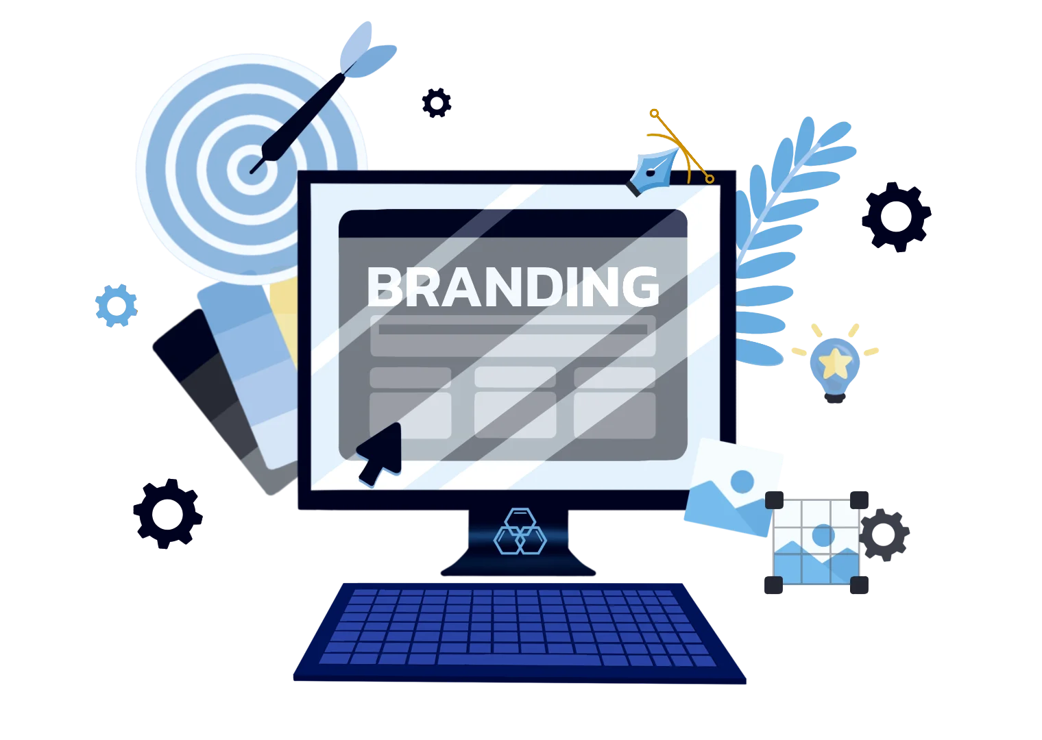 illustration for tracking brand campaign results