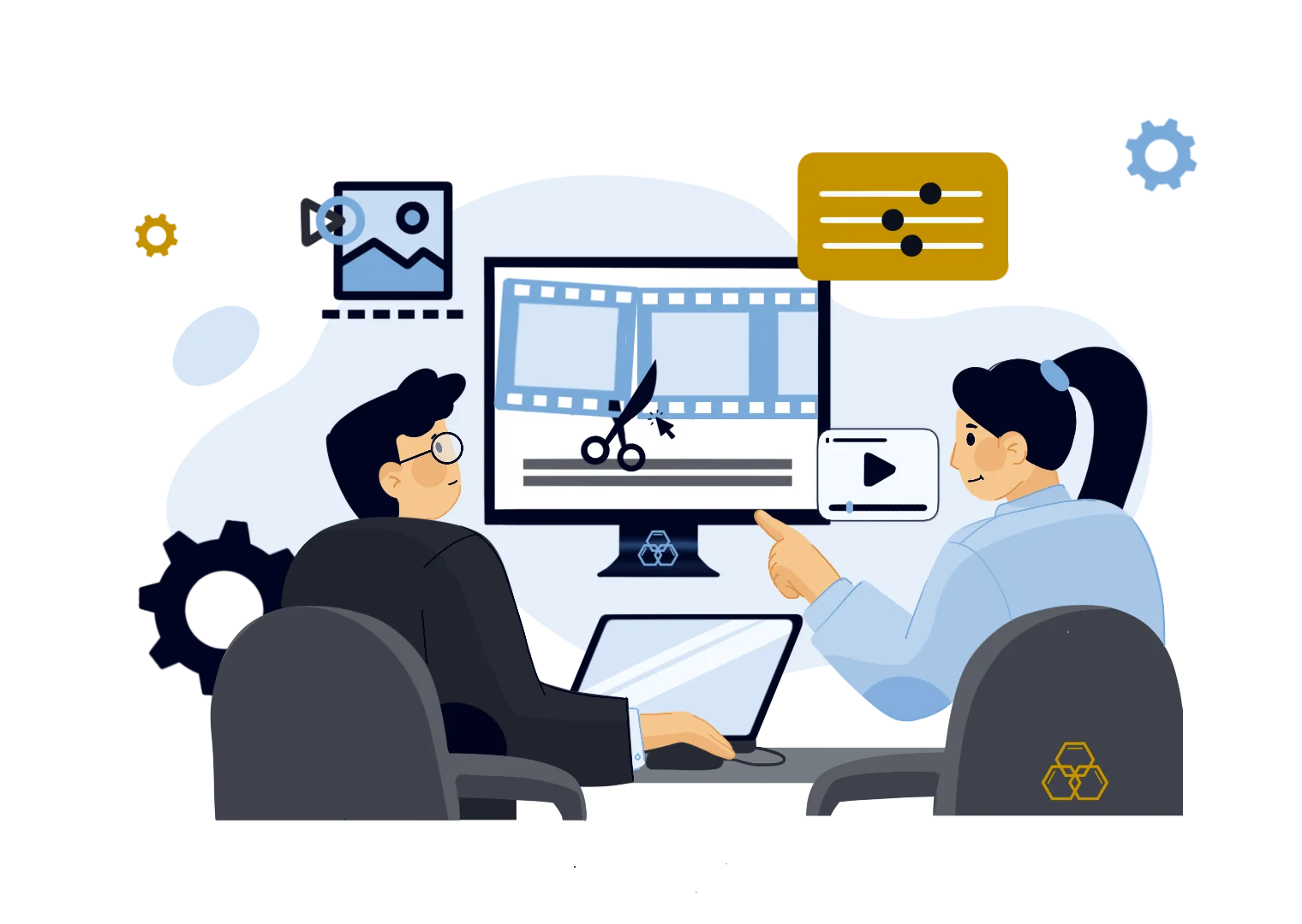 cover image of a video editor