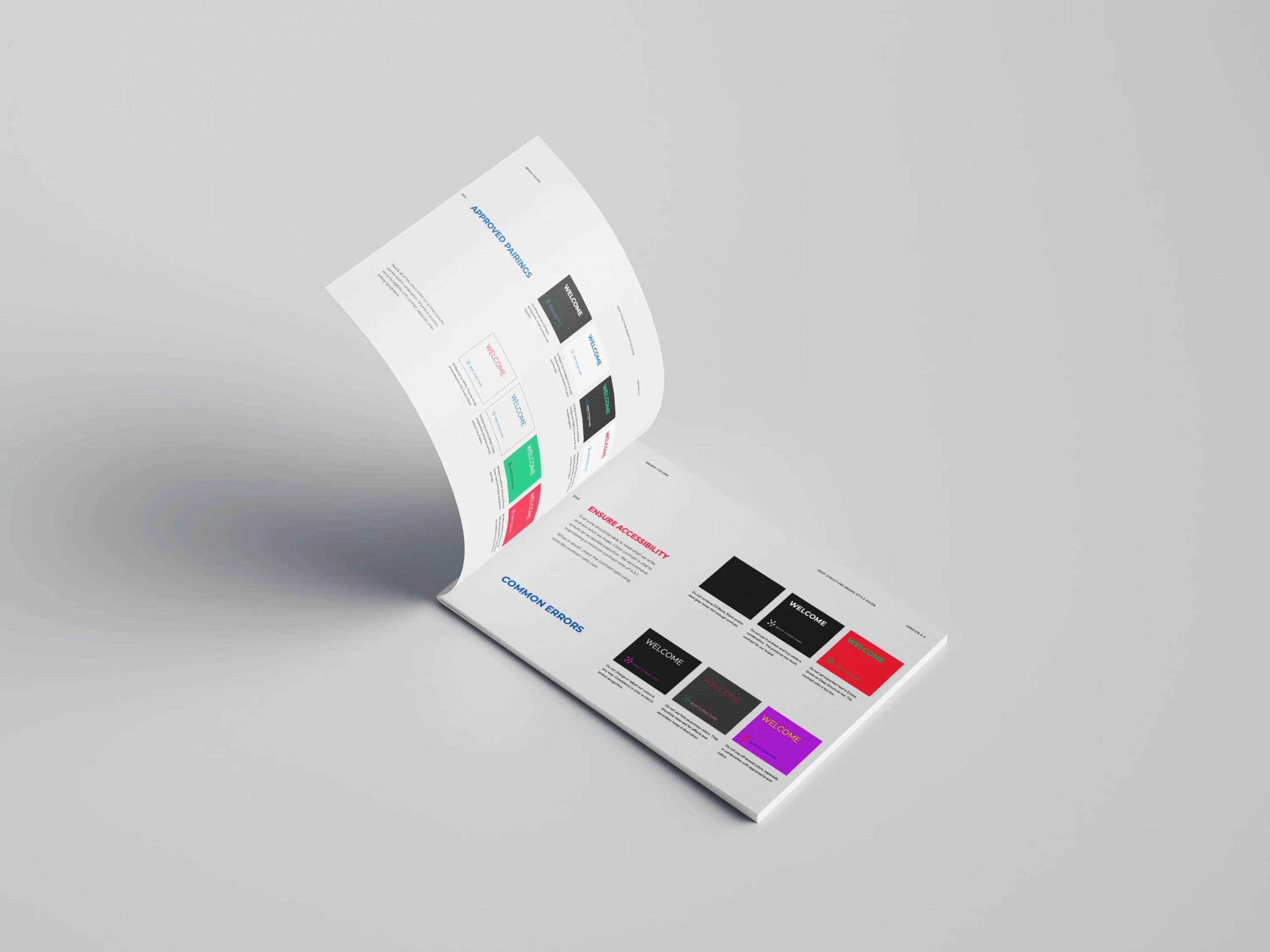 Brand Style Guide Color Rules