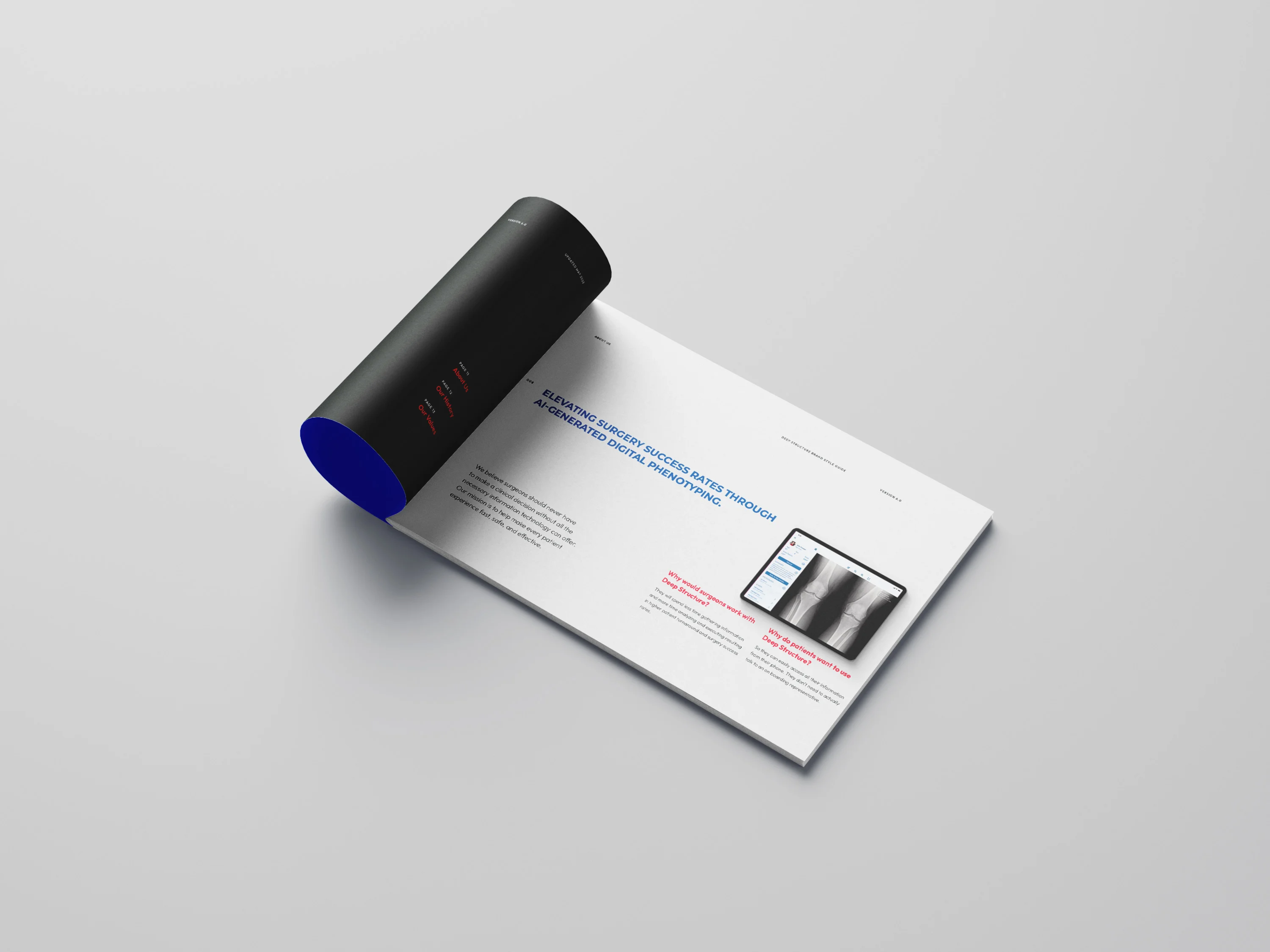 Brand Style Guide About the company Section