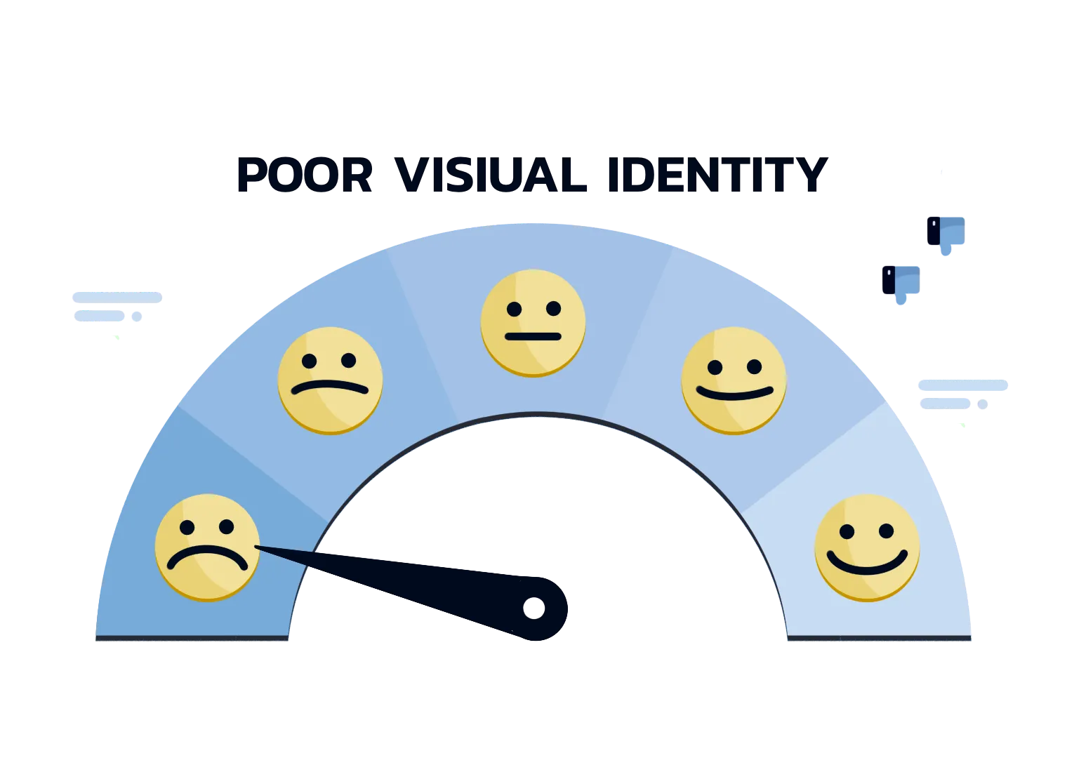 Poor Visual Identity illustration illutration