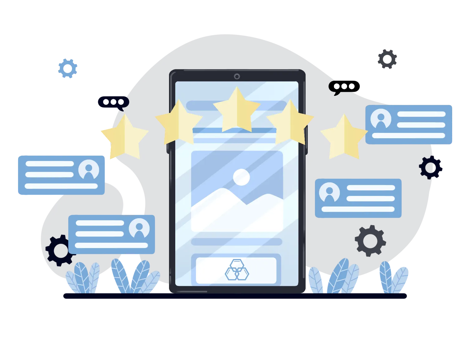 illustration of testiimonials