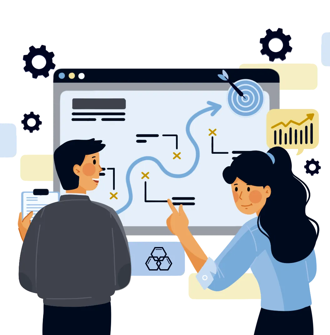 illustration of buyer journey