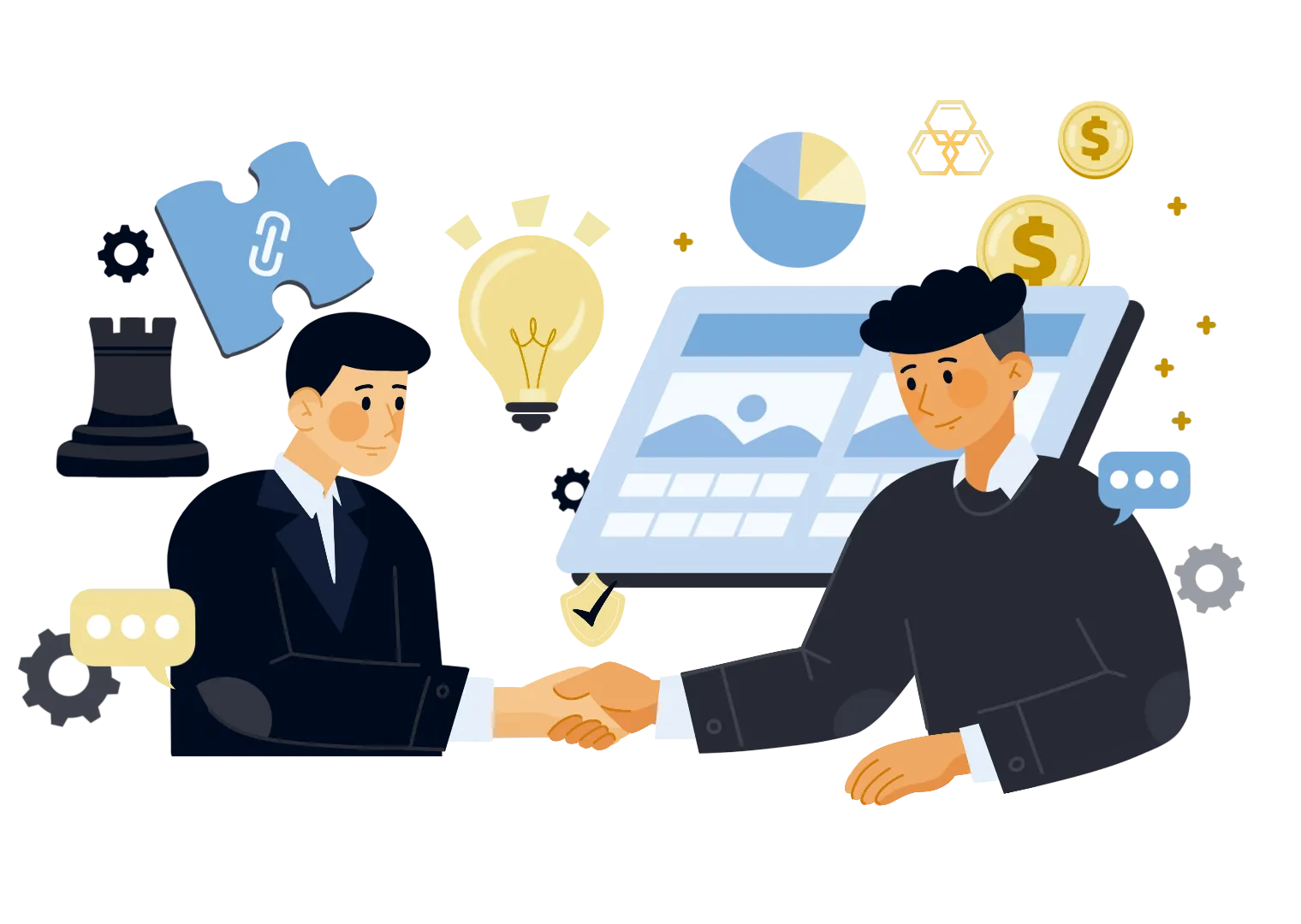 Partner with a Marketing Agency illustration