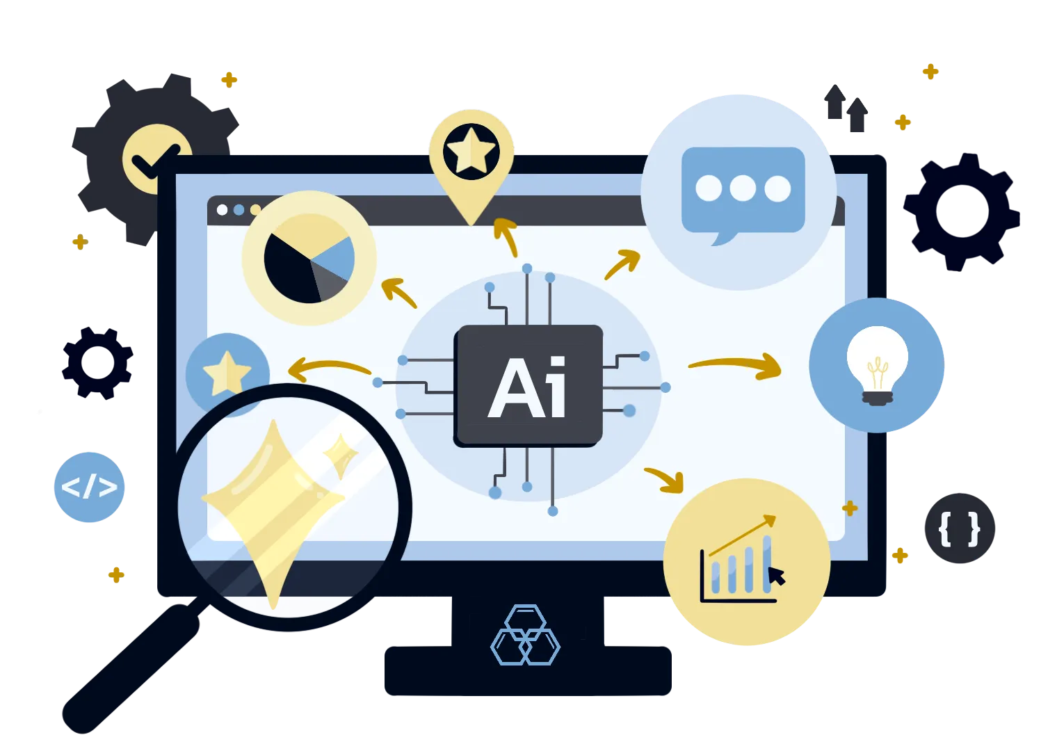 AI-Powered Brand Research and Insight Generation illustration