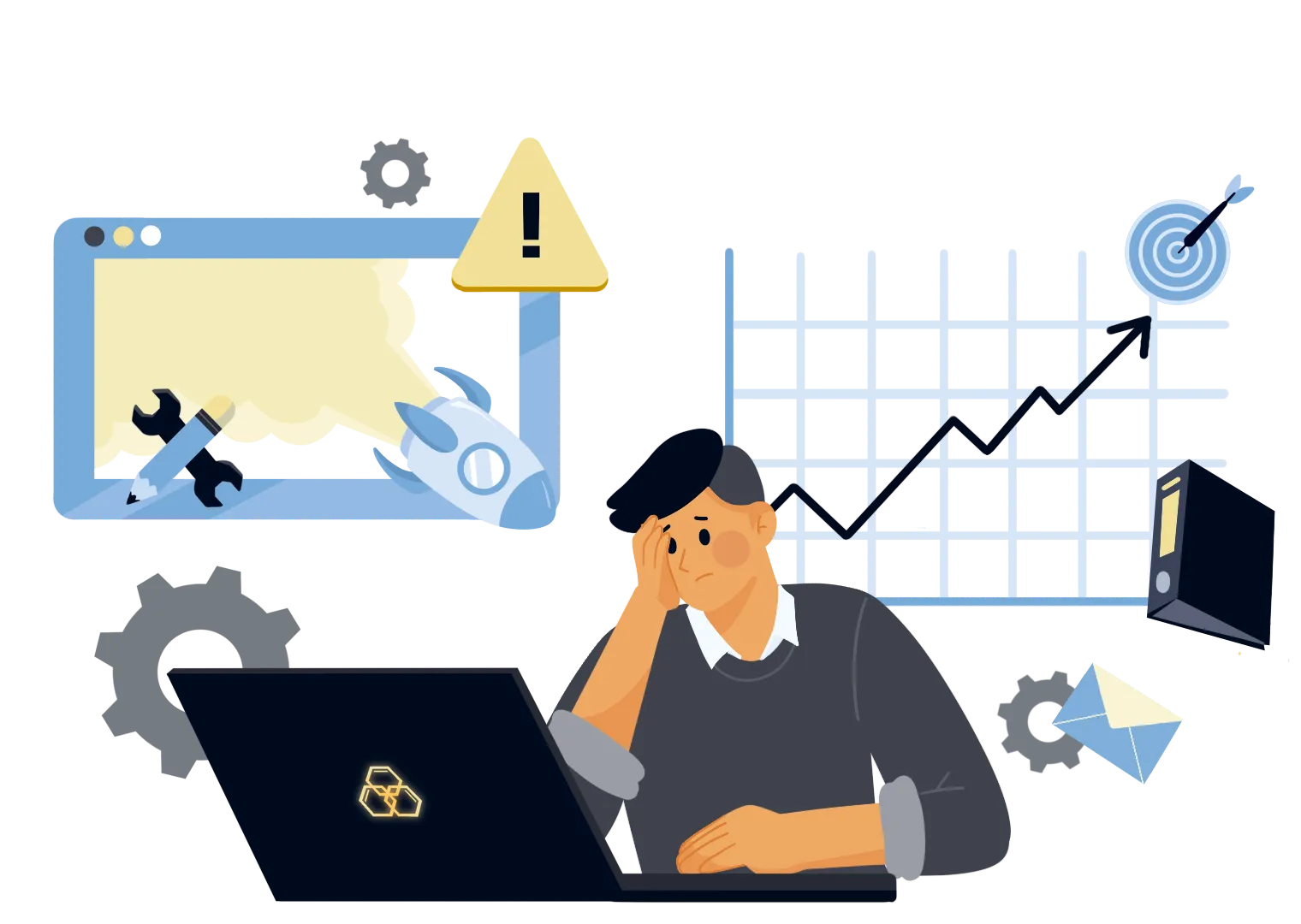Can't Understand the B2B Landscape illustration