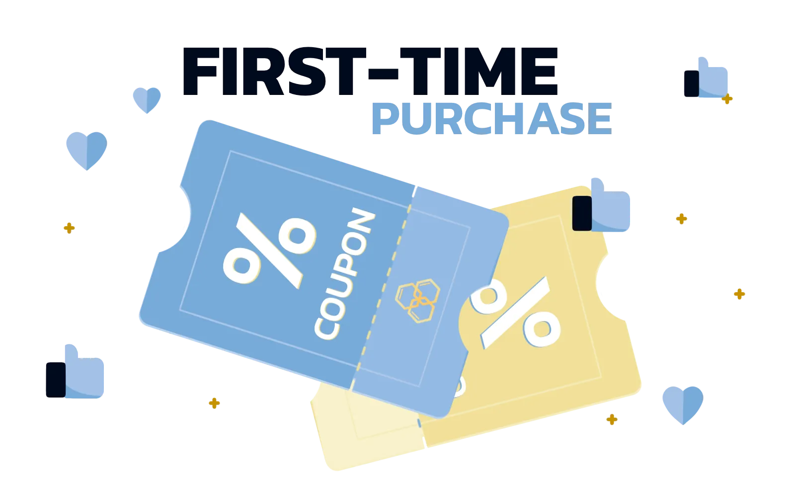 first purchase coupons illustration