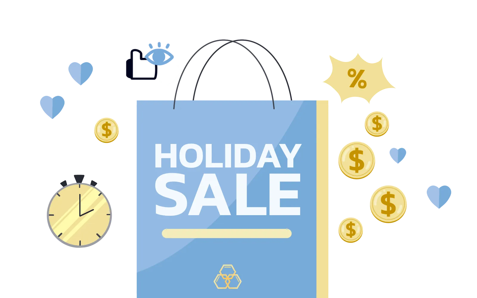 holiday and seasonal promotions illustration