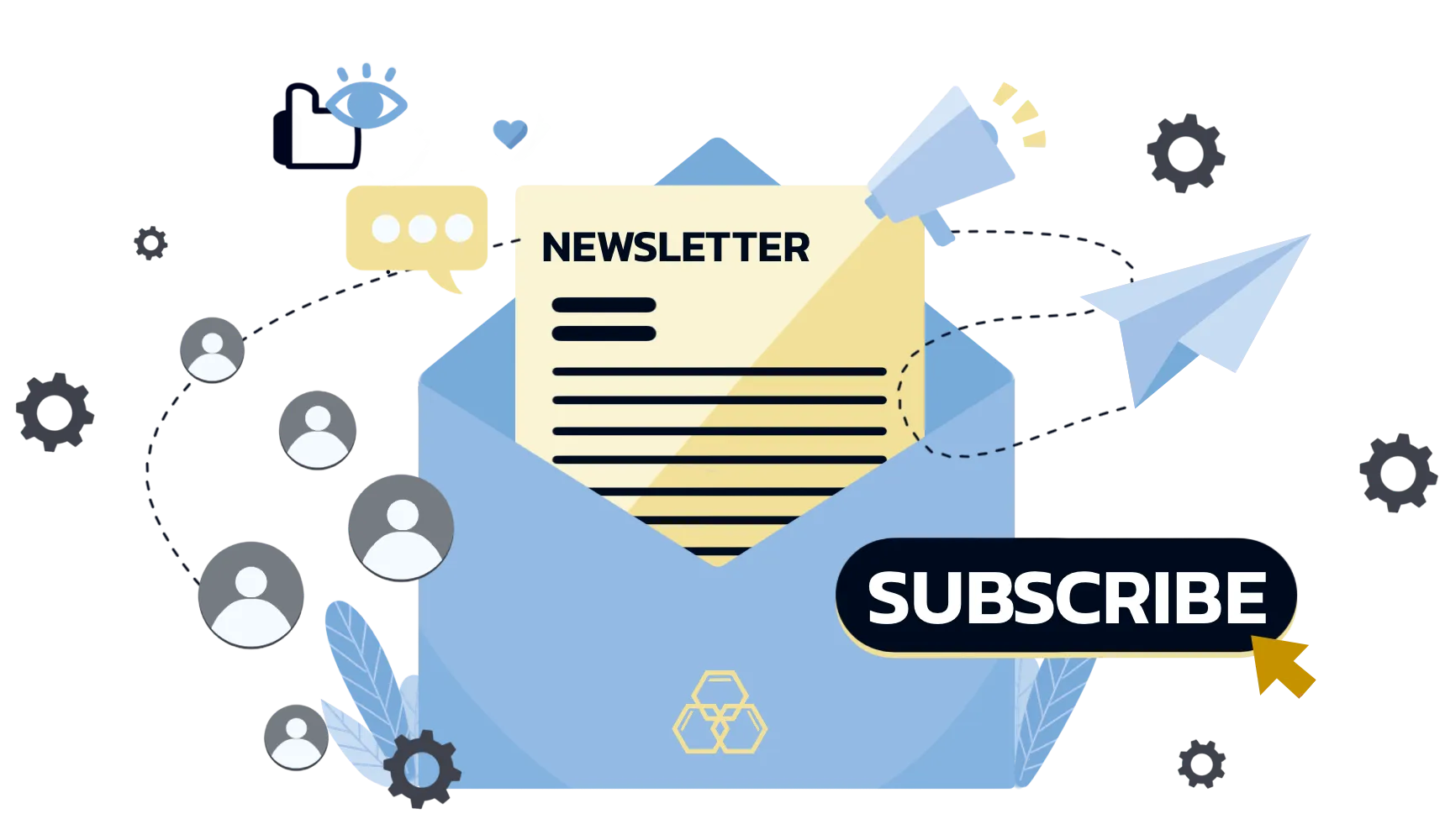 newsletter signup discount illustrations