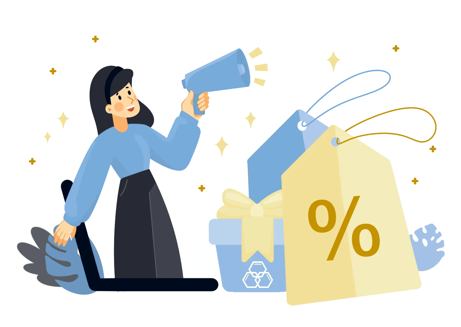 free gift with purchase illustrations