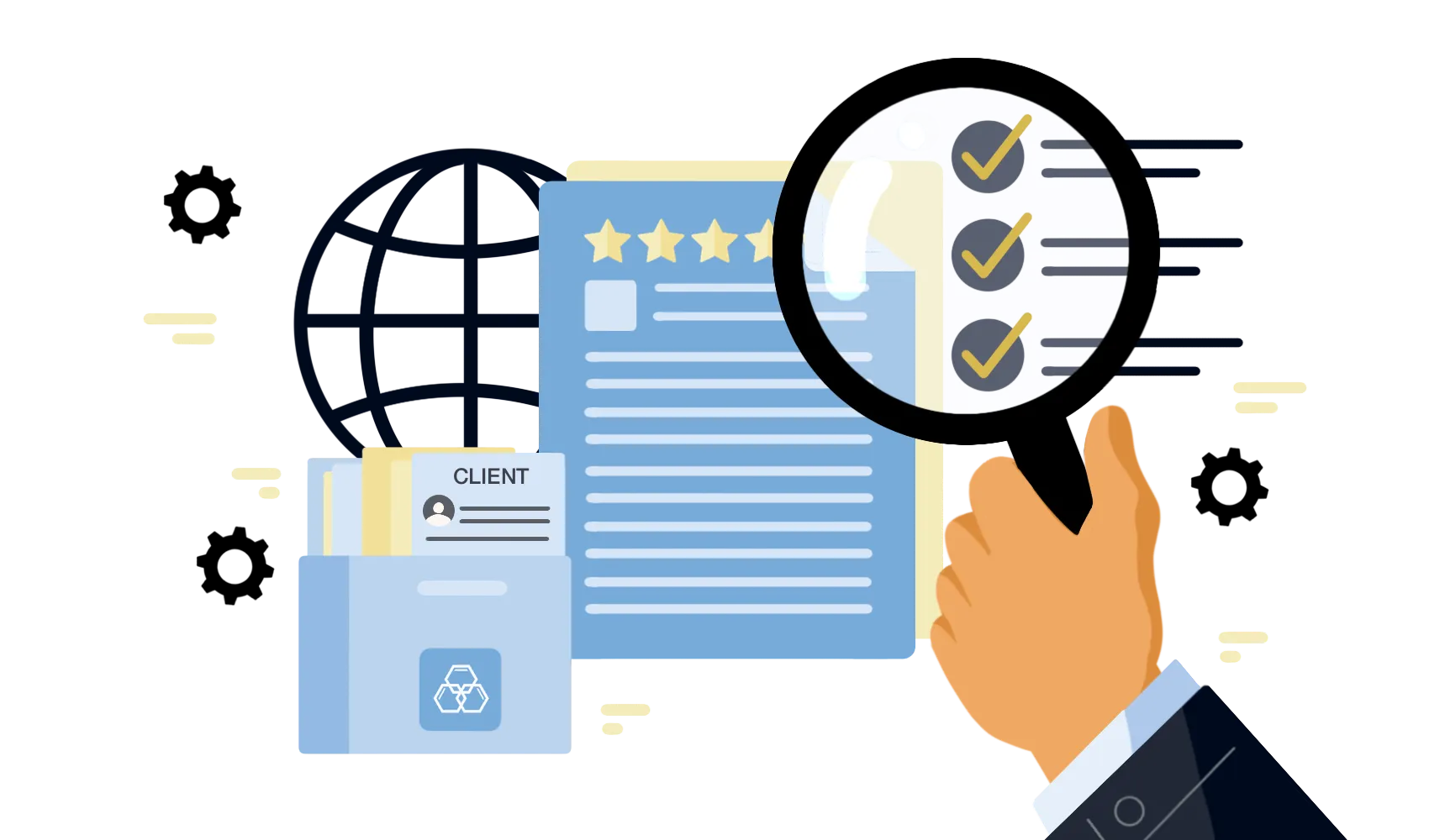 Vetting Process quick guide illustration