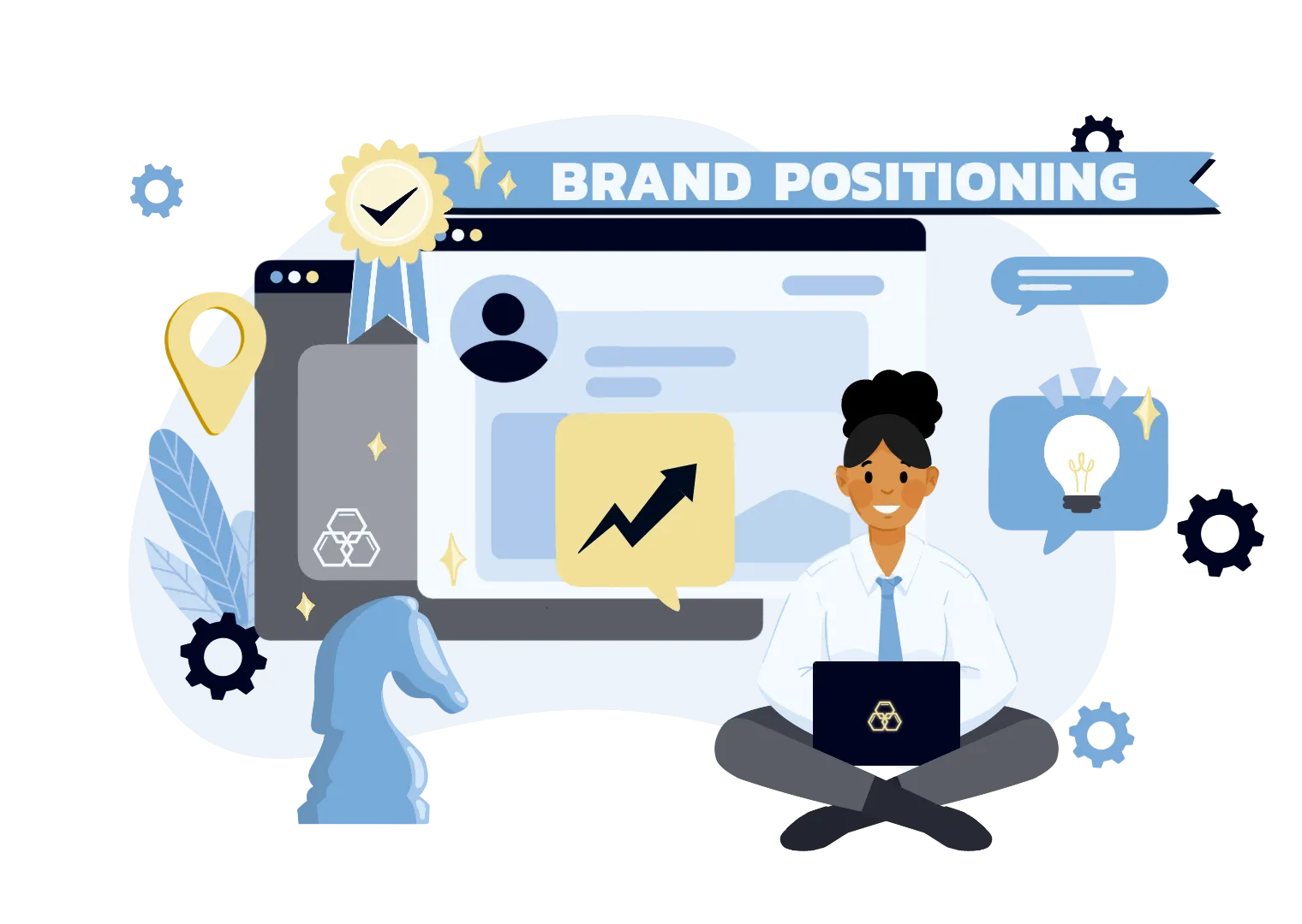 Identify your Brand Positioning illustration