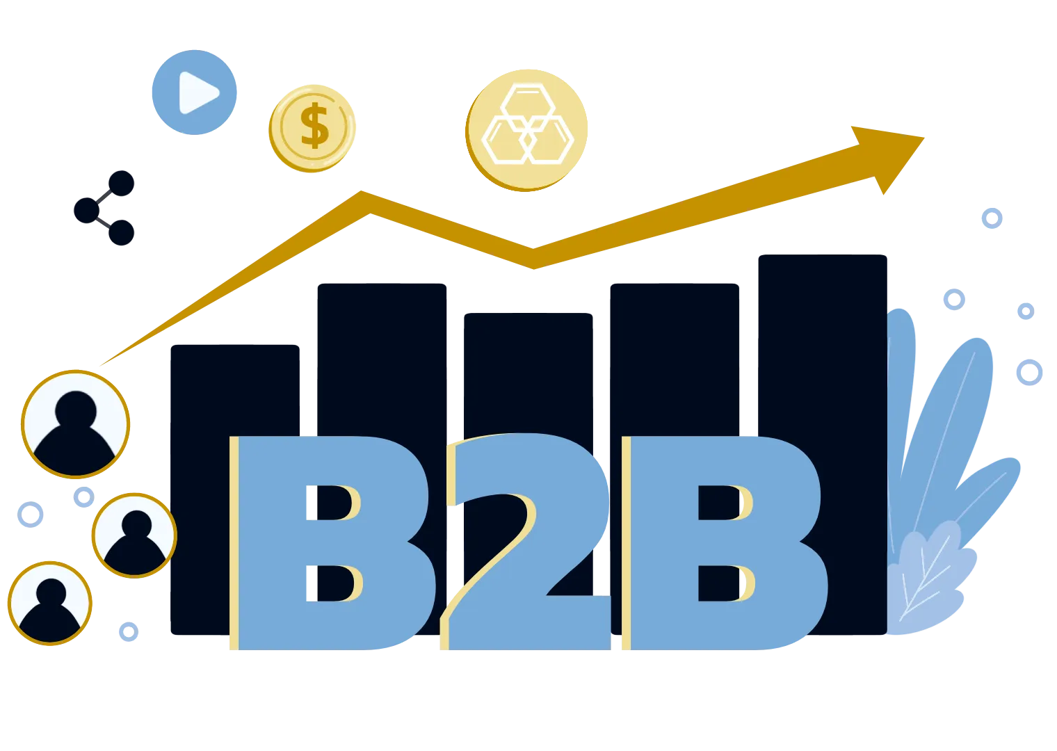 effective tips for b2b marketing illustration