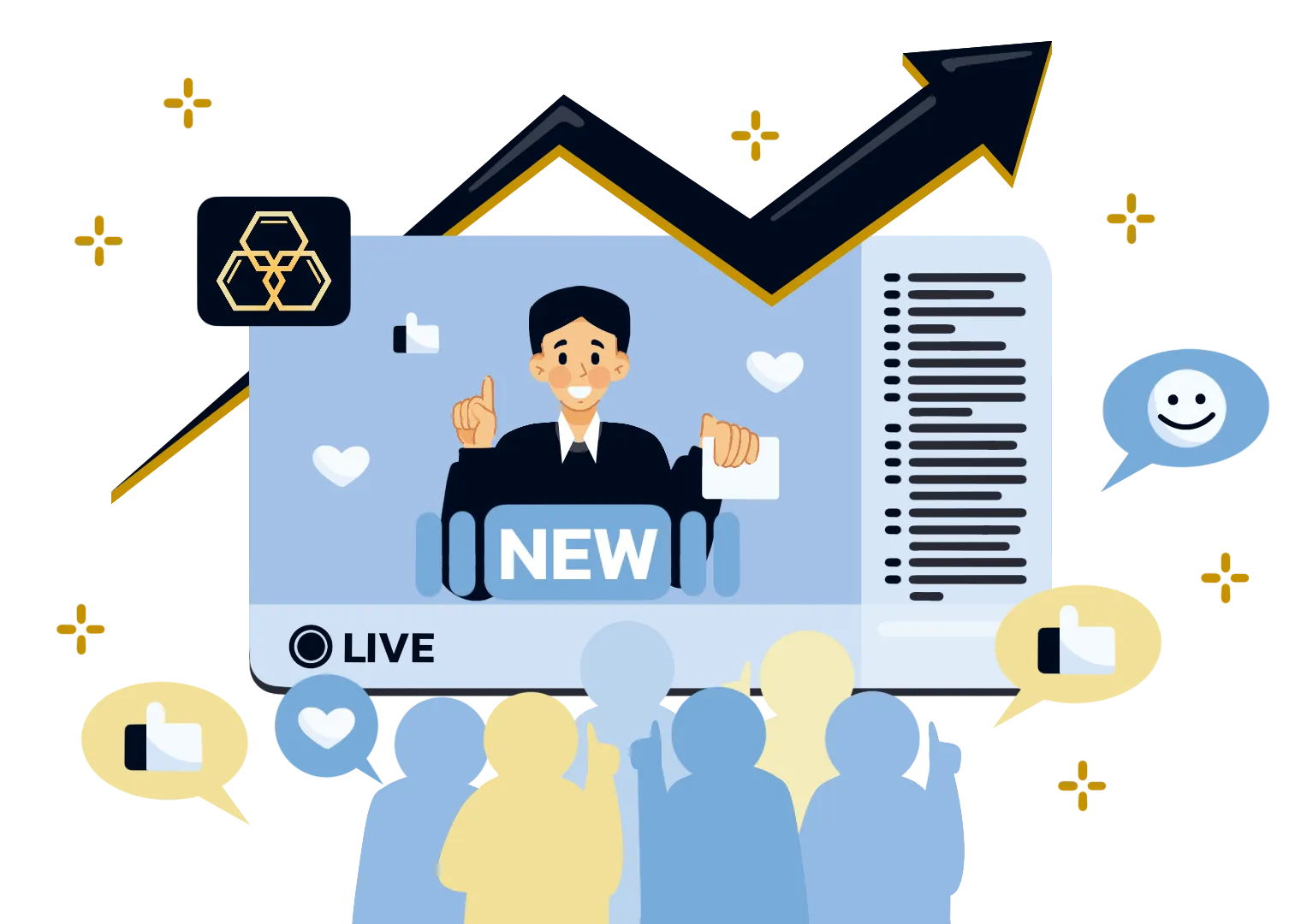 Influencer Marketing is the Trend illustration