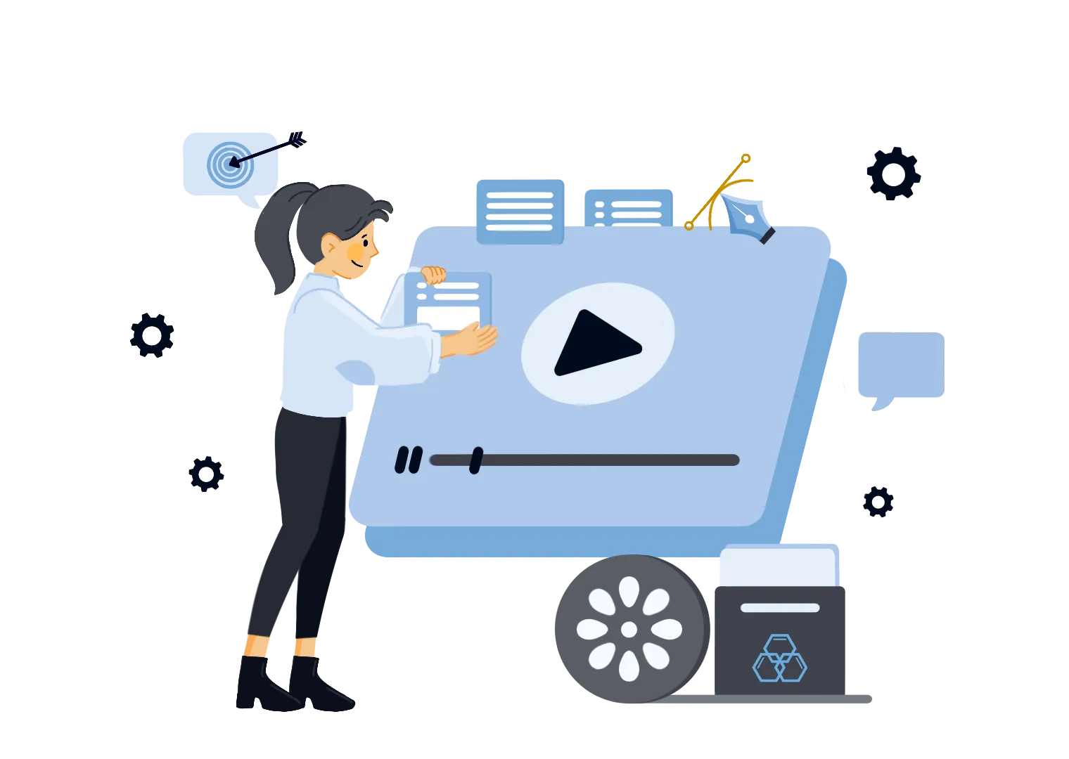 B2B video marketing important asset illustration