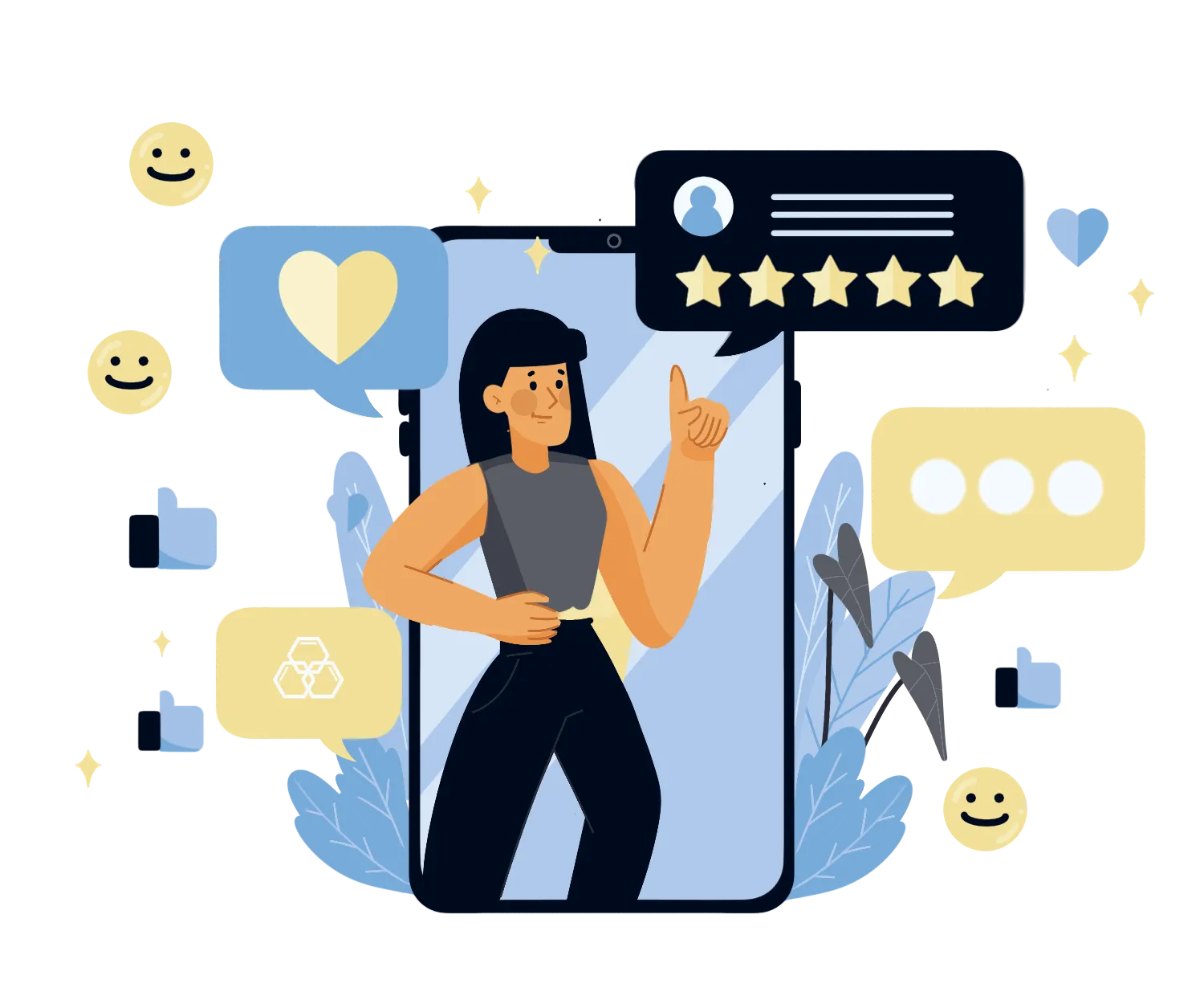 Customer Testimonials illustrations