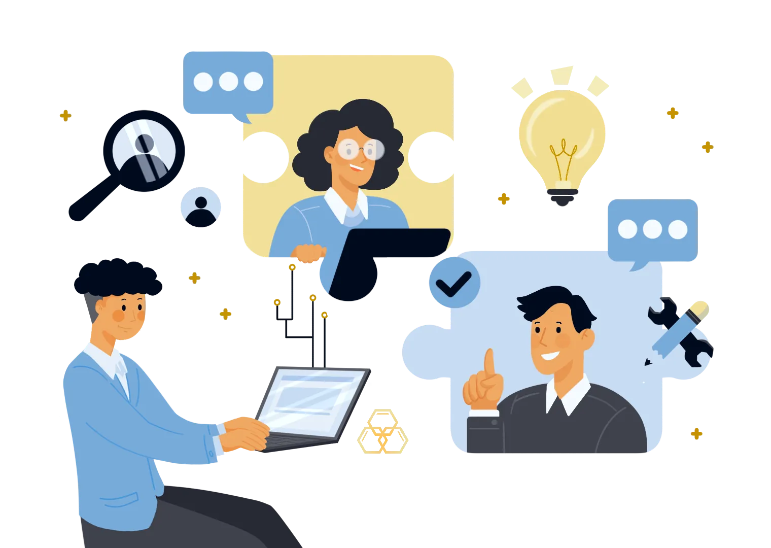 Focus on Problem-Solving illustration