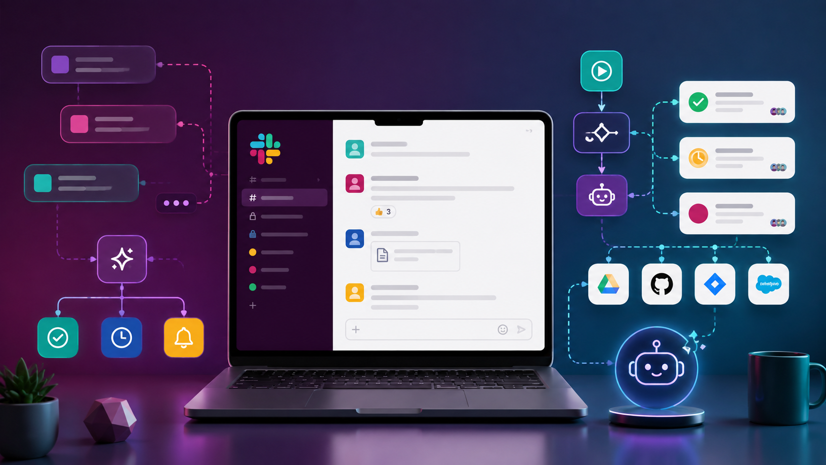 Automação no Slack: do Workflow Builder aos agentes de IA