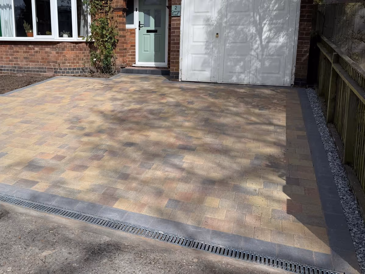 Rumble brick driveway - angle 3