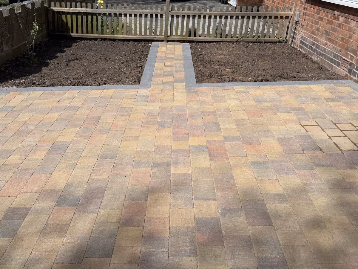 Rumble brick driveway - angle 4