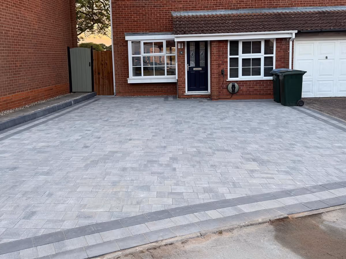 Rumble brick driveway - angle 3