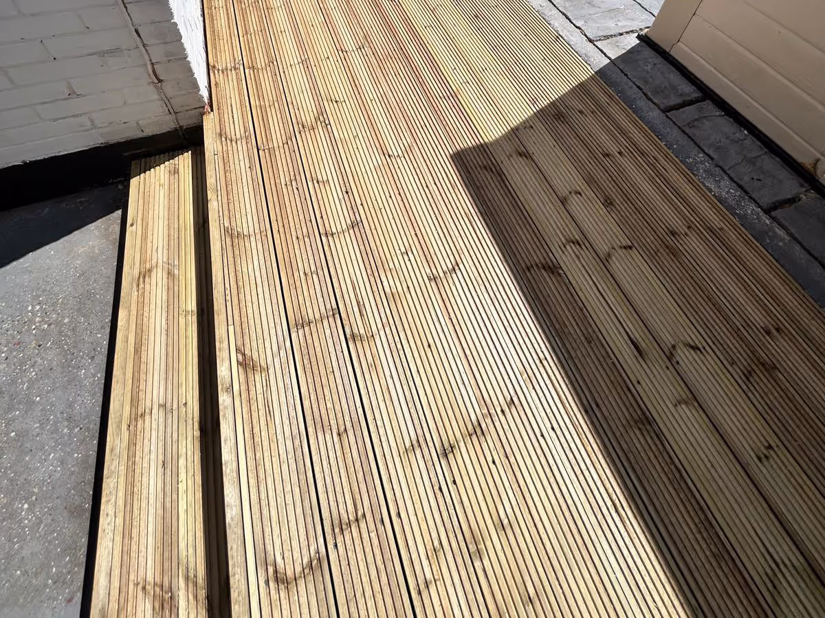 Wood decking - angle 2