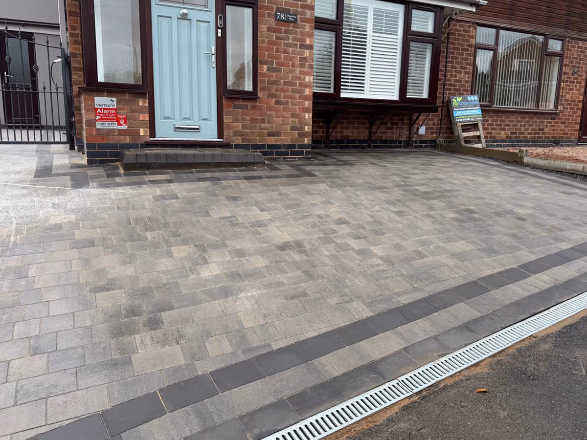 Rumble brick driveway - angle 2