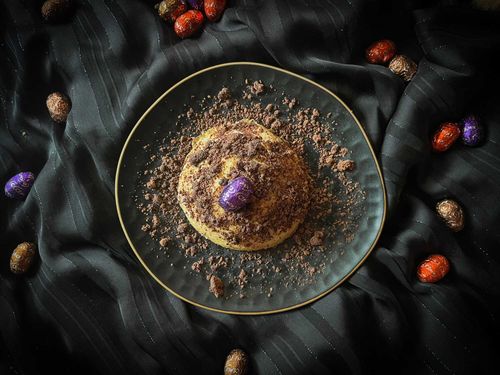 Bowl cake de Pâques faible en calories, riche en protéines