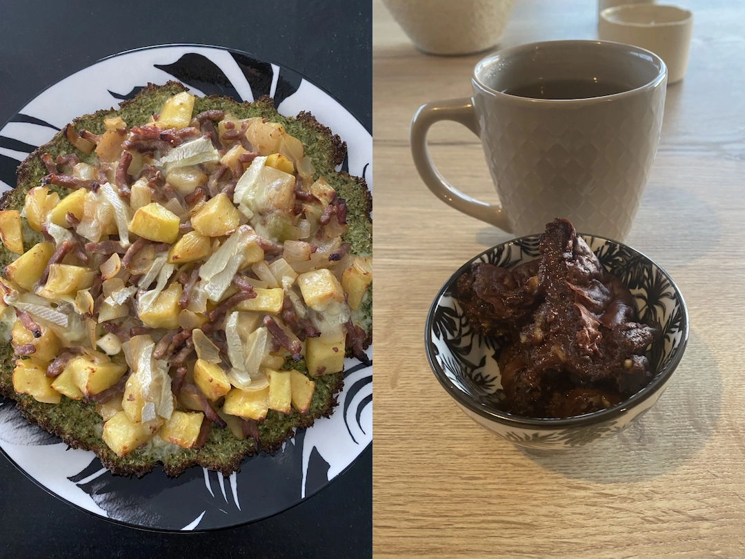 Exemple de repas pour perdre 20 kilos.