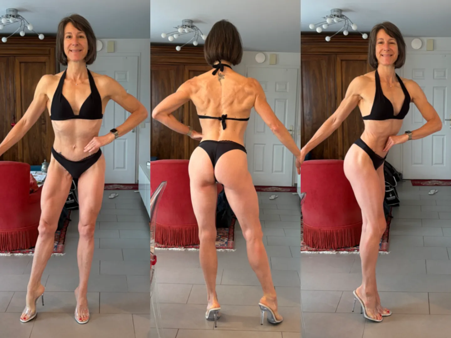 Évolution physique femme 50 ans musclée.