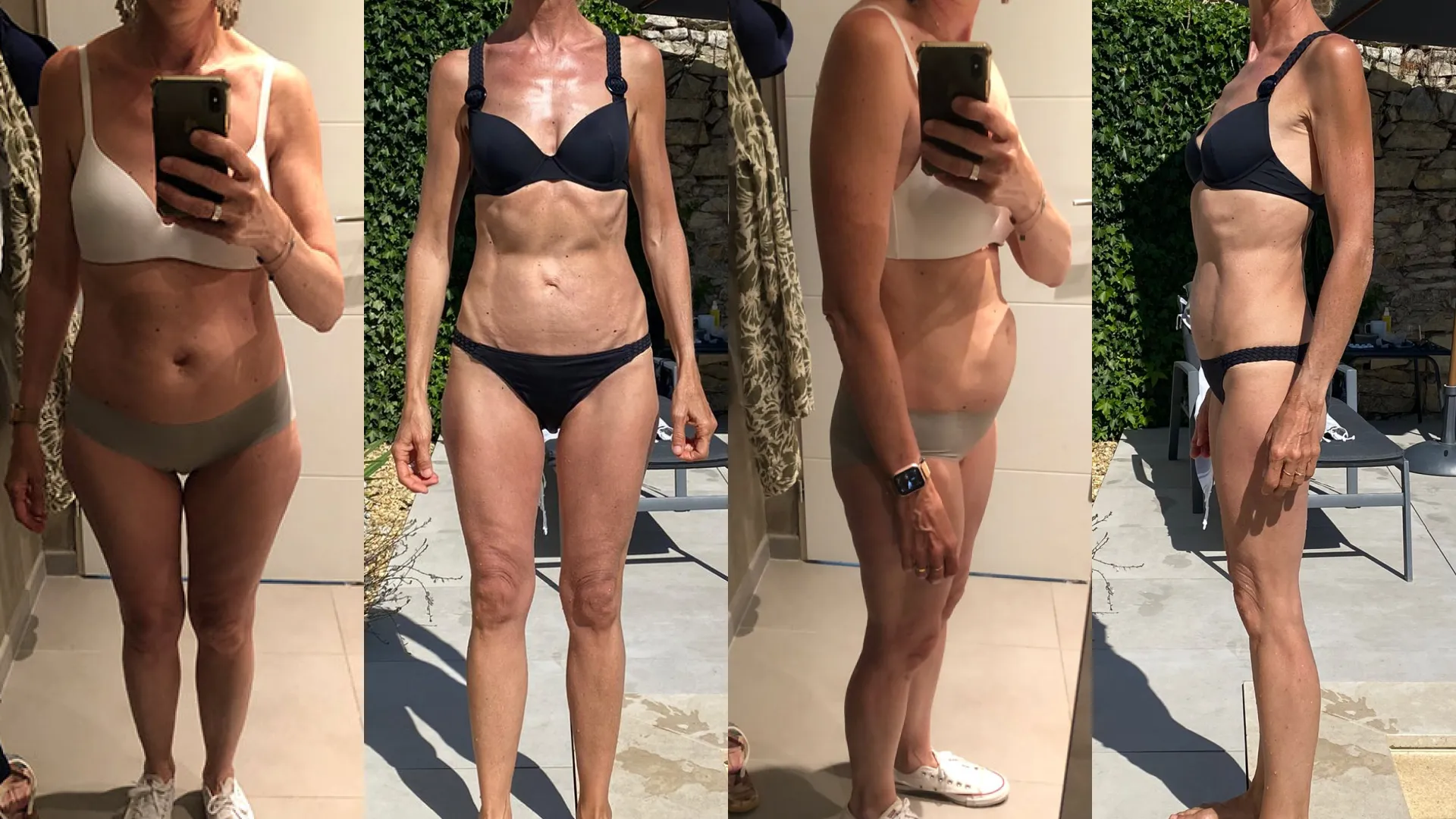 Avant après de Nathalie qui perd du ventre après 55 ans