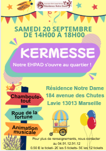 La Résidence Notre-Dame organise sa kermesse ! 🎉