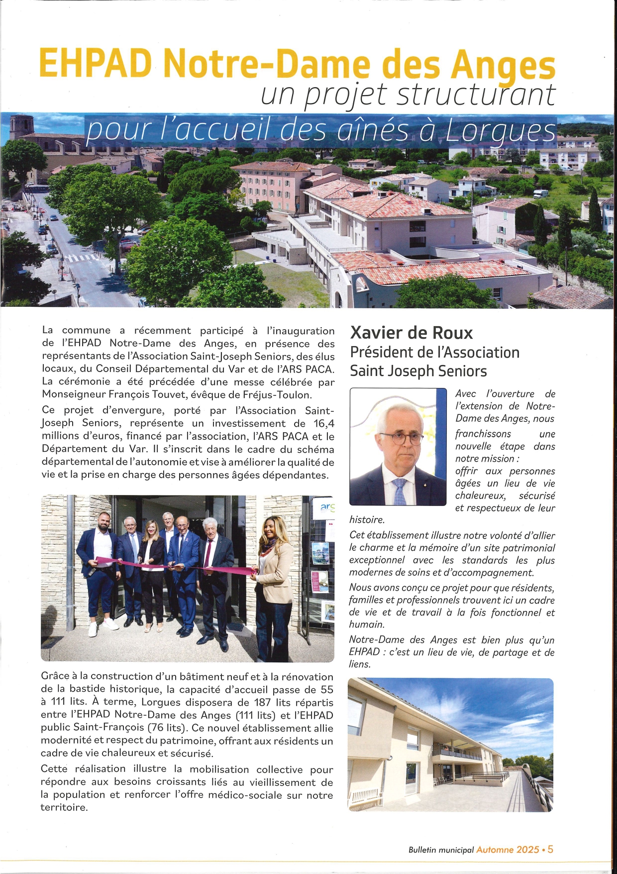 On parle de nous ... Notre Dame des Anges