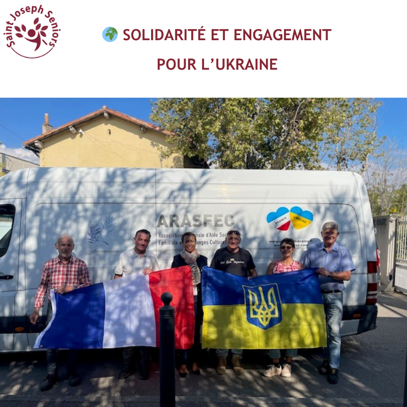 🌍 Solidarité et engagement pour l’Ukraine à la Résidence Notre Dame