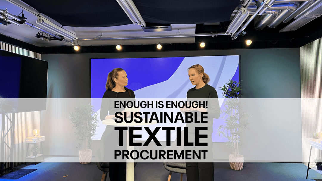 Enough is enough-Sustainable textile procurement. Webinar | Touchpoint
