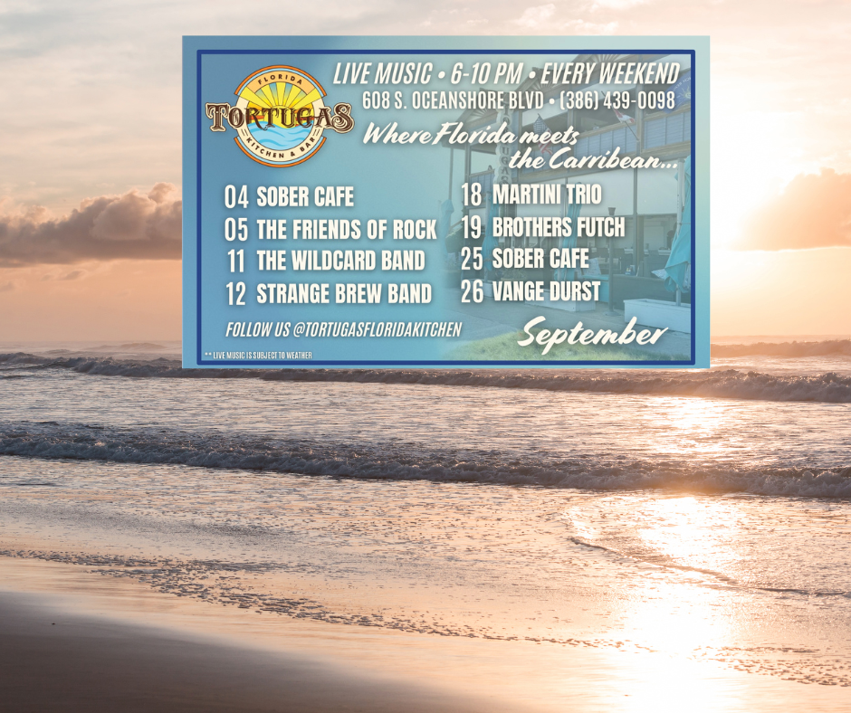 Tortugs's Florida Kitchen & Bar Monthly Events 