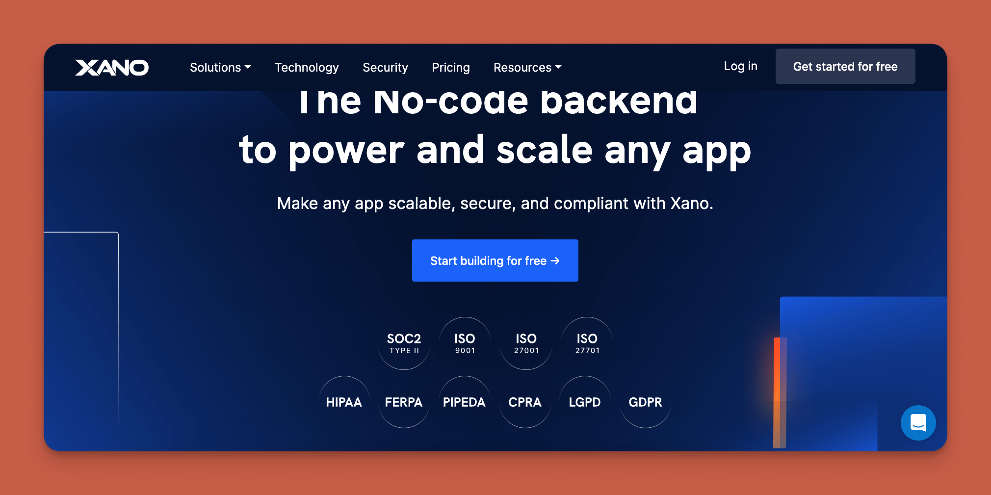 Xano backend builder interface