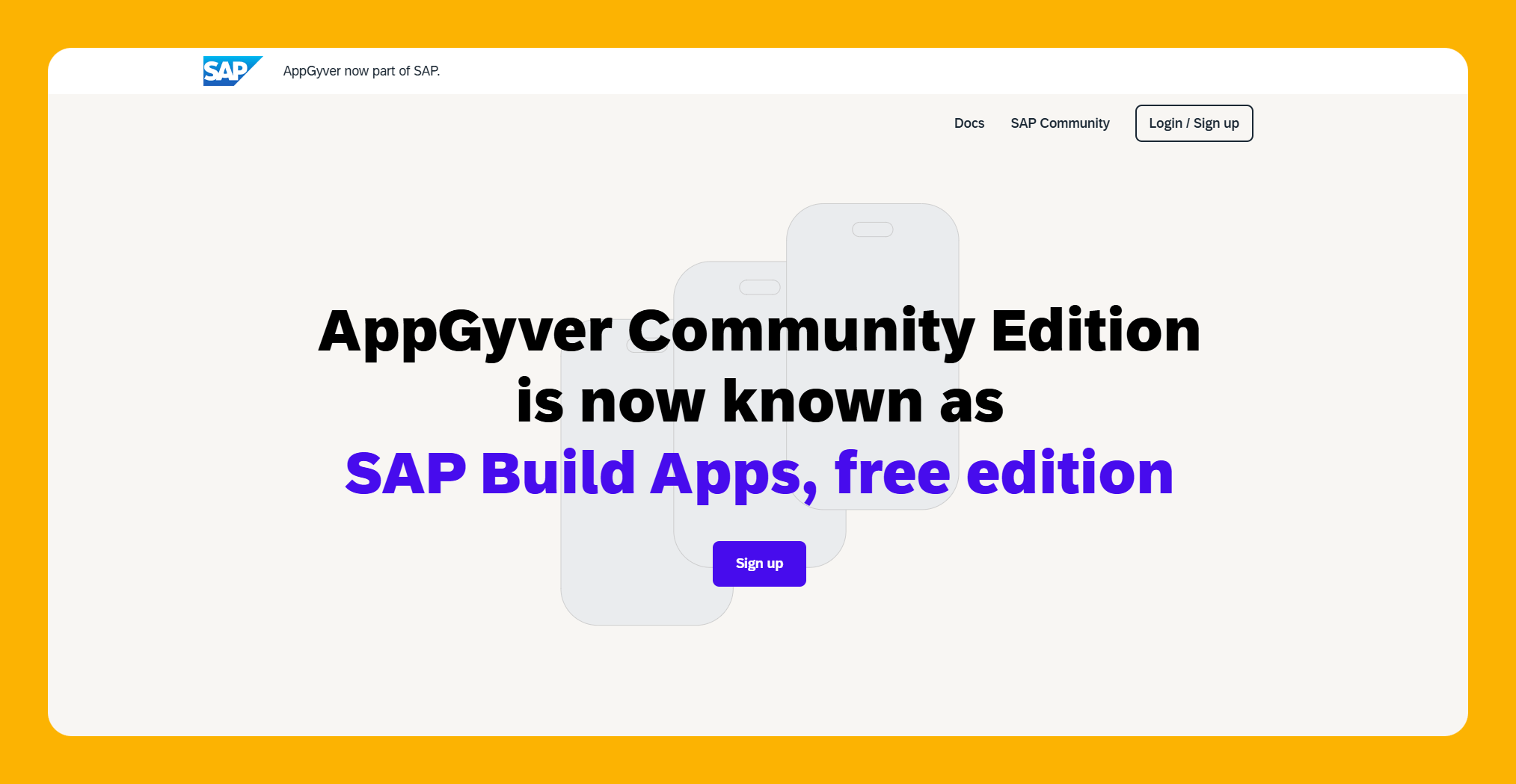 Interfaz de SAP Build Apps