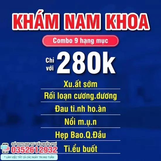 Gói khám nam khoa