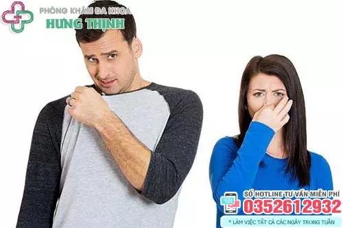 Dấu hiệu bệnh hôi nách