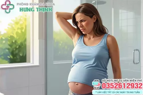 Cách trị hôi nách khi mang thai
