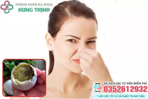 Vùng kín có mùi hôi như trứng thối