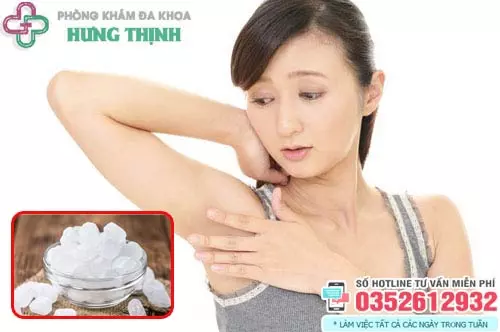 Cách trị hôi nách bằng phèn chua