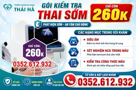 Khám thai sớm