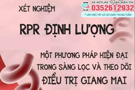 Xét nghiệm RPR định lượng