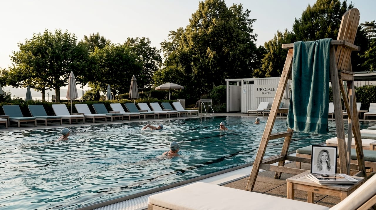 Outdoor swimming pool at Seebad Kilchberg